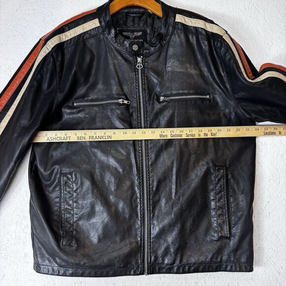 Wilson Leather Moto Jacket Men’s Size XL Soft Leather Zippers Work - Picture 10 of 16